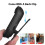 Small Quiet Metronome with Back Clip, Rechargeable Digital Trainer Device, ABS Texture, Vocal Counting 3