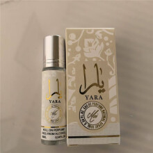 (10ML, White ball 10ML) Yara Roll-On Perfume 10ML for Women & ASAD for Men, Long Lasting Light Fragrance