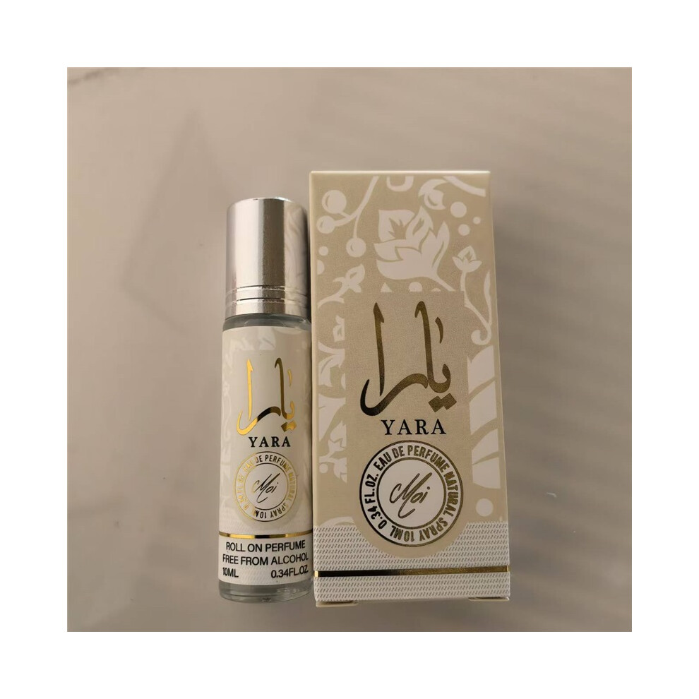 Kouyi (10Ml, White Ball 10Ml) Yara Roll-On Perfume 10Ml For Women & Asad For Men, Long Lasting Light Fragrance
