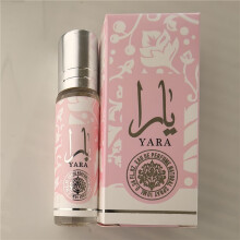 (10ML, Pink roller ball 10ML) Yara Roll-On Perfume 10ML for Women & ASAD for Men, Long Lasting Light Fragrance