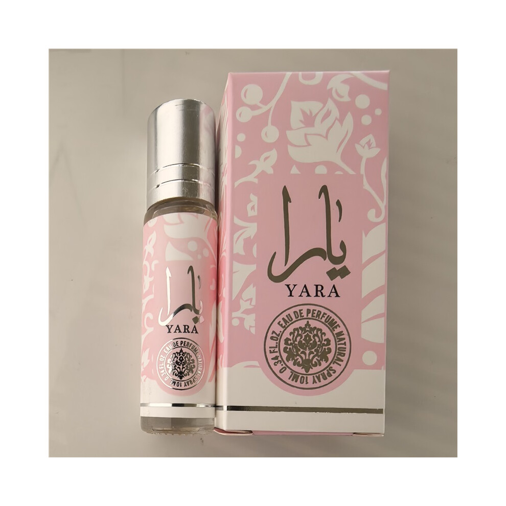 Kouyi (10Ml, Pink Roller Ball 10Ml) Yara Roll-On Perfume 10Ml For Women & Asad For Men, Long Lasting Light Fragrance
