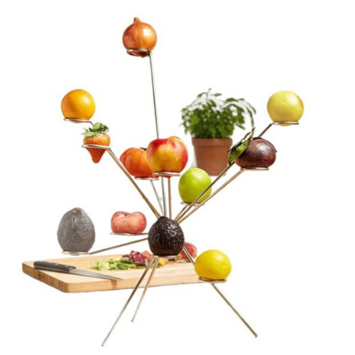 Exploding Fruit Bowl: Artistic Floating Fruit Display with 360 Ventilation for Freshness 2