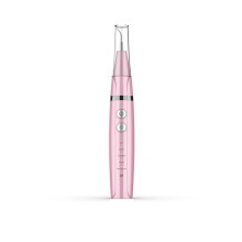 (Pink) Ultrasonic Dental Calculus Plaque Remover Teeth Stains Cleaner Scaler