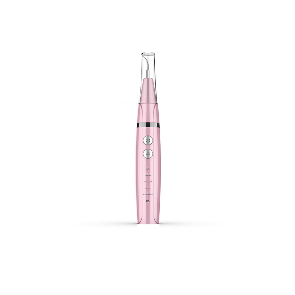 Gopatriot Memory (Pink) Ultrasonic Dental Calculus Plaque Remover Teeth Stains Cleaner Scaler