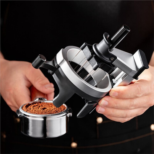 58MM Espresso Stirrer Distribution Tool Rotate Coffee Stirrer for Espresso Coffee Machine with Grinder 1