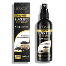 (1pc) Black Rice Water Hair Spray,Organic Hair Growth Spray for Women Men
