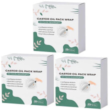 (3boxes) Castor Oil Belly Button Patch Castor Oil Patches Castor Oil Patch 20pcs/boxed