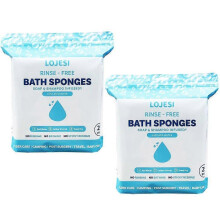 (2bags) Disposable Rinse Free Bathing Wipes bathing wipes for adults rinse free adult body wipes for bathing rinse free 25pcs/bagged
