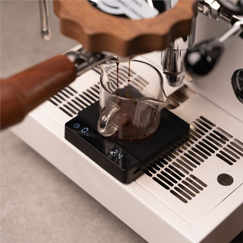 Espresso Coffee Electronic Scale Portable Special Hand-Brewed Coffee Bean Scale Timing Weighing Device 2