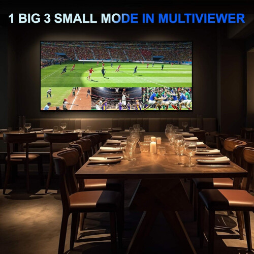 4K -Compatible Multi-Viewer 4X1 Quad Multi-Viewer -Compatible Multivisor 4K Multiviewer 4X1 Swicth 1