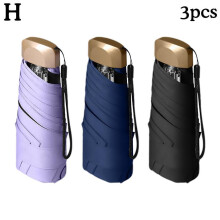 (P) Pocket Sunshade 14cm Dual-purpose Sunshade Umbrella Sunscreen Rainproof