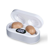 Hearing Aids for Seniors - Rechargeable with Noise Cancellation - Hearing Amplifier for Hearing Loss - In-Ear - Gifts for the Elderly