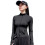 Sun Protective Outerwear Tear Resistant-Stand collar black M 1