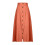 Womens Button Front Flowy Maxi Skirt A Line Skirts-orangered L 4