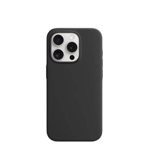 Be use for New Compatible With Apple Iphone 15 Pro Silicone Case With Magsafe，black 2