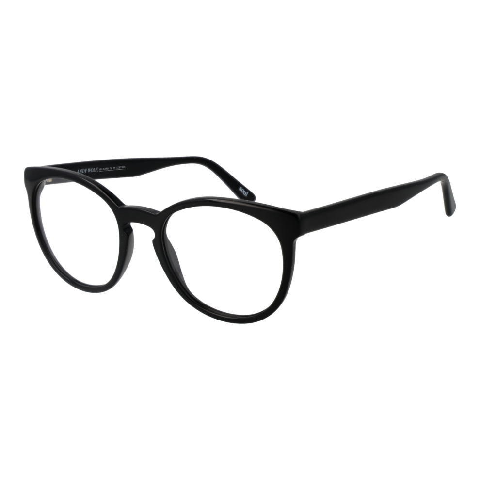 Andy Wolf , Glasses, Unisex, Black, One Size, Black Unisex Optical Frames - Image 3