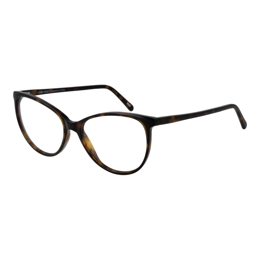 Andy Wolf , Glasses, Unisex, Brown, One Size, Brown Cat Eye Optical Frames - Image 3