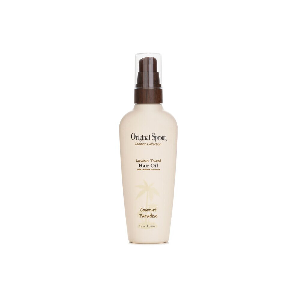 Original Sprout Cream Tahitian Collection Luscious Island Hair Oil 89Ml/3Oz