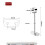 Ceiling-mount Bracket, Pipe Bracket, 32mm Dia, Rod Lever Support Holder Pipe Flange Socket 2pcs(350_M 5