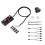 Internet Cafe Computer Desktop Aluminum  Button External PC Power  Reset Button with USB Port LED Indicator 2