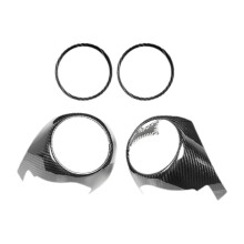 Carbon Fiber AC Vent Cover Trim Interior Air Outlet Frame for Cooper R54-R60 S JCW