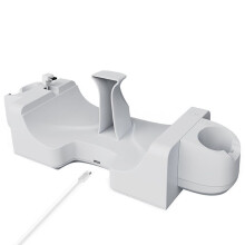 Wall-Mounted & Desktop Charging Dock for Meta Quest 3 VR Headset and Controllers, Charging Base Stand Station