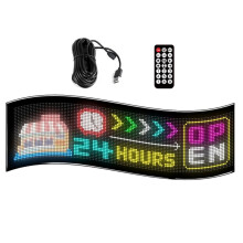 LED Matrix Panel Scrolling Bright Advertising USB App Remote Controlled Sign Light Programmable LED Sign