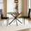 Joolihome Foldable Round Dining Table and 2 Chairs Set 1