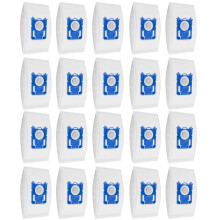 20 Sacos de Pó para Aspirador de Pó AEG para - para FC8021, GR201S - Sacos de Pó de Reposição em Tecido Não Tecido