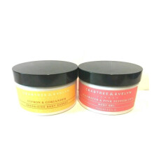 CRABTREE & EVELYN ROSEWATER +PINK PEPPERCORN GEL+CITRON & CORIANDER BODY SORBET