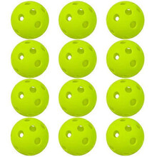Inomhus pickleballbollar - 12-pack 26 hål - Hållbara och roliga för alla åldrar_M