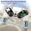 Gamrombo RGB Wireless Controller for PS5/Pro/Slim & PCs, Bluetooth Gamepad with Back Buttons, Touchpad, Macro, Turbo, Dual Vibration, 6-Axis Sensor 4