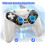 Gamrombo RGB Wireless Controller for PS5/Pro/Slim & PCs, Bluetooth Gamepad with Back Buttons, Touchpad, Macro, Turbo, Dual Vibration, 6-Axis Sensor 5