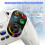 Gamrombo RGB Wireless Controller for PS5/Pro/Slim & PCs, Bluetooth Gamepad with Back Buttons, Touchpad, Macro, Turbo, Dual Vibration, 6-Axis Sensor 6