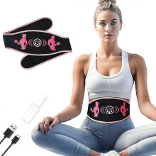 EMS-Muskelstimulator-Gürtel zur Körperformung, elektrischer Massage-Bauchmuskeltrainer, Toner, Gewichtsabnahme, intelligentes Fitness-V