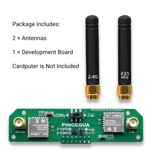 New Dual-Band RF Module for M5Stack Cardputer ADV - NRF24 + CC1101, Stable Power & Auto  Design, Bruce Compatible 1