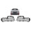 For  S60 2014-2018 Inscription Front Bumer LED Daytime Running Light DRL Fog Light 31434567 31434568 Right 6