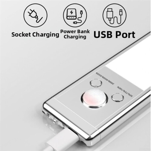 30CM Magnetic Motion Sensor LED Light,  Rechargeable Human Body Sensor, Cordless Dimmable Under Cabinet Light 1