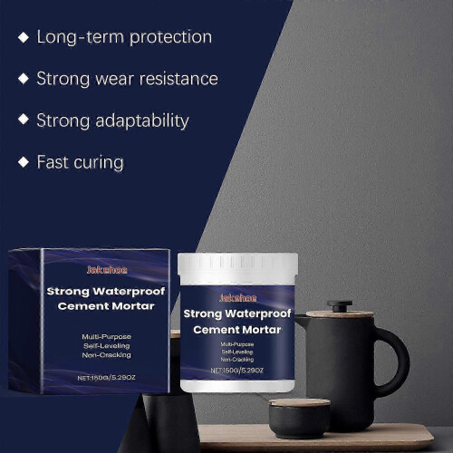(2) 1-5x Strong Waterproof Cement Mortar -Multifunctional Self-Leveling Cement Mortar 2