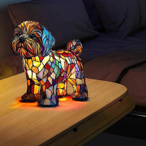 Miniatyr hundformad LED-skrivbordslampa_M 2