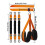 Pull Up Assistance Trainer Set Adjustable Pull Up Assist Bands with Foot Support 4