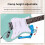 (White Euro plug) Electric Guitar Stand Special Performance Stand Guitar Accessories 2