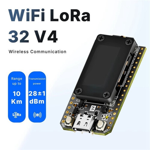 Meshtastic Heltec LoRa 32 V4 GPS ESP32 SX1262 0.96inch OLED Solar Powered Dev-Board Mesh Network WiFi LoRa BLE with Case 2