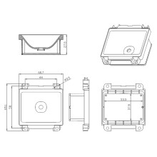 GM72 Tani Nowy Interfejs Projektowy Moduł Czytnika KodóW Kreskowych USB / RS232 1D / 2D / QR Android dla Autobusu
