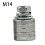 2 PièCes D'Adaptateur de Meuleuse D'Angle M10/M14 Conviennent Aux Meuleuses D'Angle 100/125 6