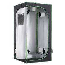 80x80x160cm Reflective Grow Tent, Hydroponic Indoor Plant Growing Room with Tray