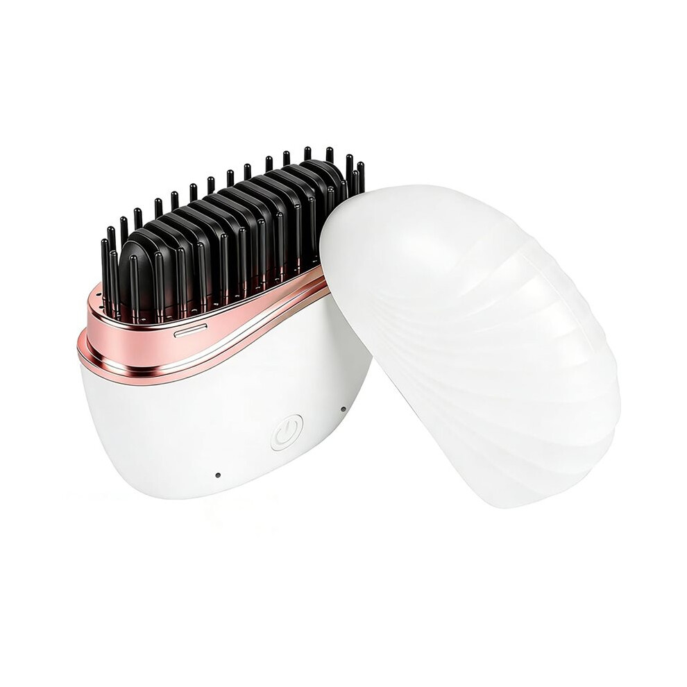 Cordless  Straightener Comb, Rechargeable Portable Hair Styler with 3 Temperature Settings for Quick Touch-Ups