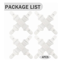 4Pcs Bed Sheet Detangler Reduces Laundry Tangles,Keep Bed Sheets/Duvet Covers/Blankets From Tangling,Twisting