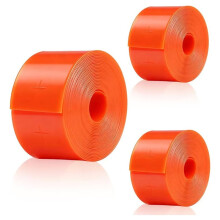 Tiras Naranjas Perforadas de 5 M, 3 Soportes para Cables de Yeso, Soportes para Cables Eléctricos y Cables de Marcado.