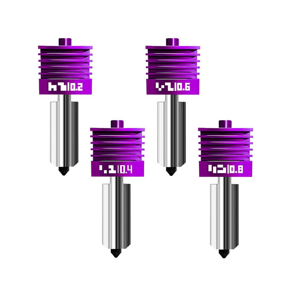 4Pcs Hotend Kit With Mpvd Coating High Speed Hardened Steel Nozzle For P2s,H2s,H2d,A1,A1mini 3D Printers 6031910641964